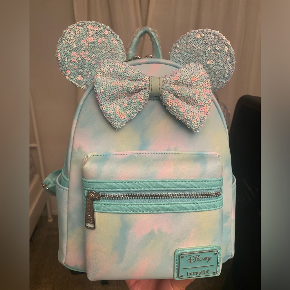 Disney Seafoam Colored Loungefly backpack